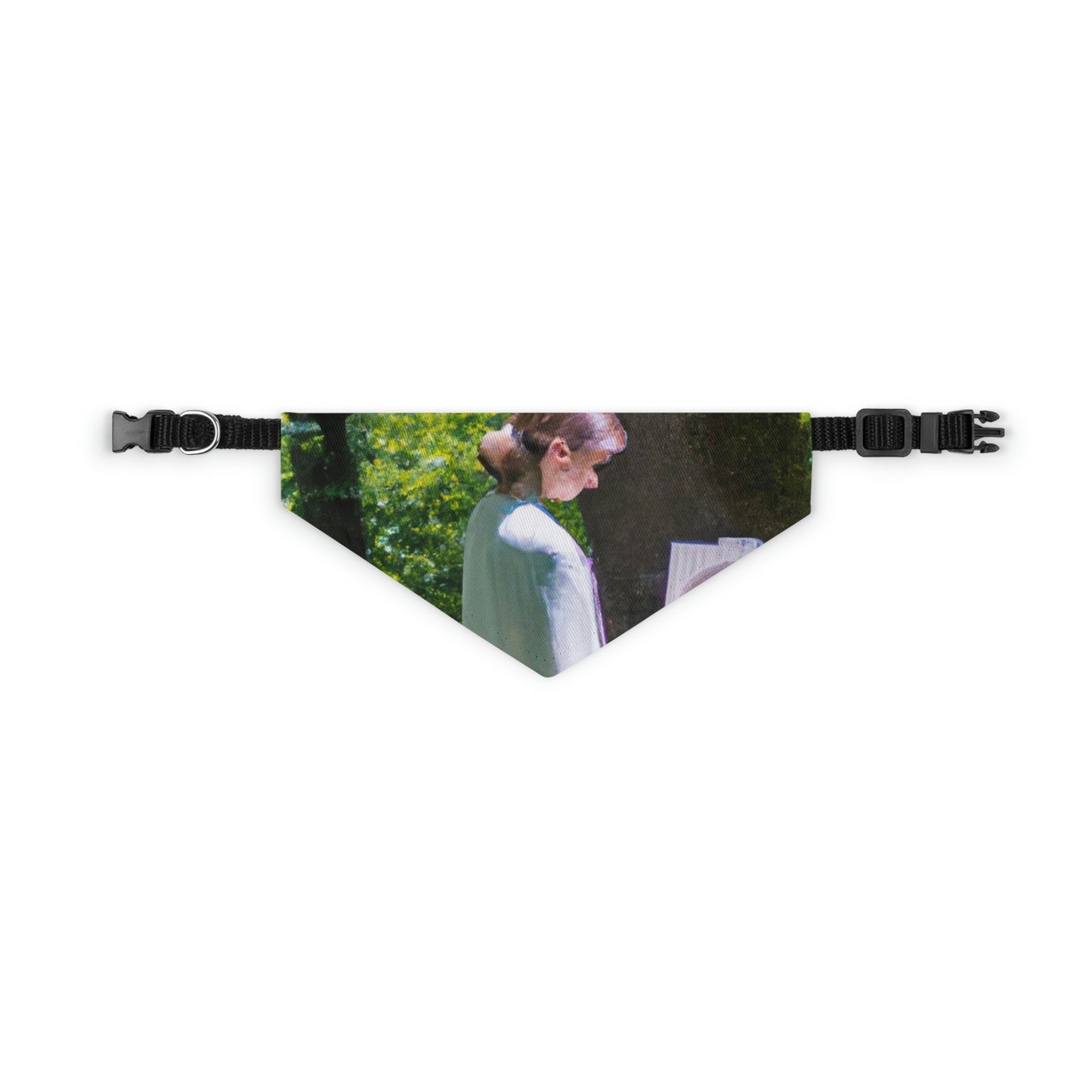 "Enchantment in Oil: A Young Artist's Vision of a Magical Forest" - The Alien Pet Bandana Collar