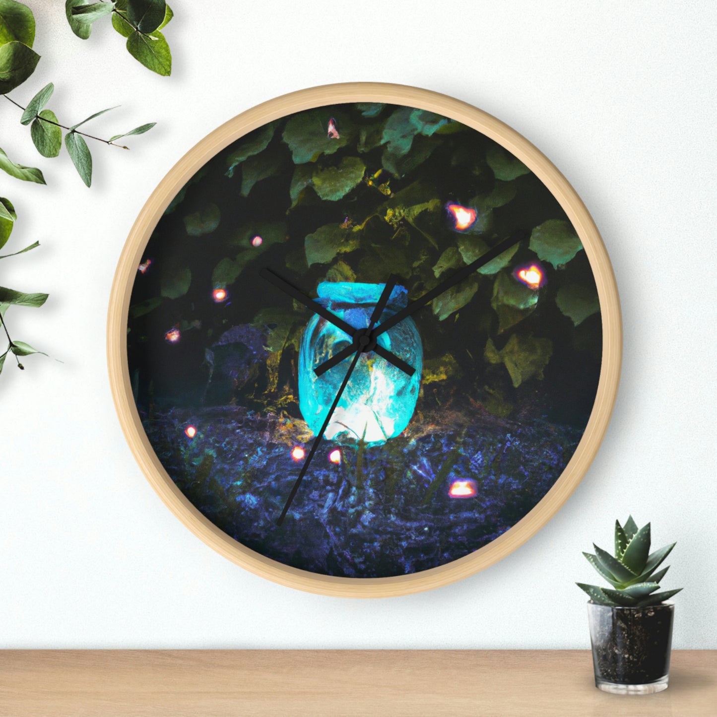 "Luminescence of Forgotten Dreams" - The Alien Wall Clock