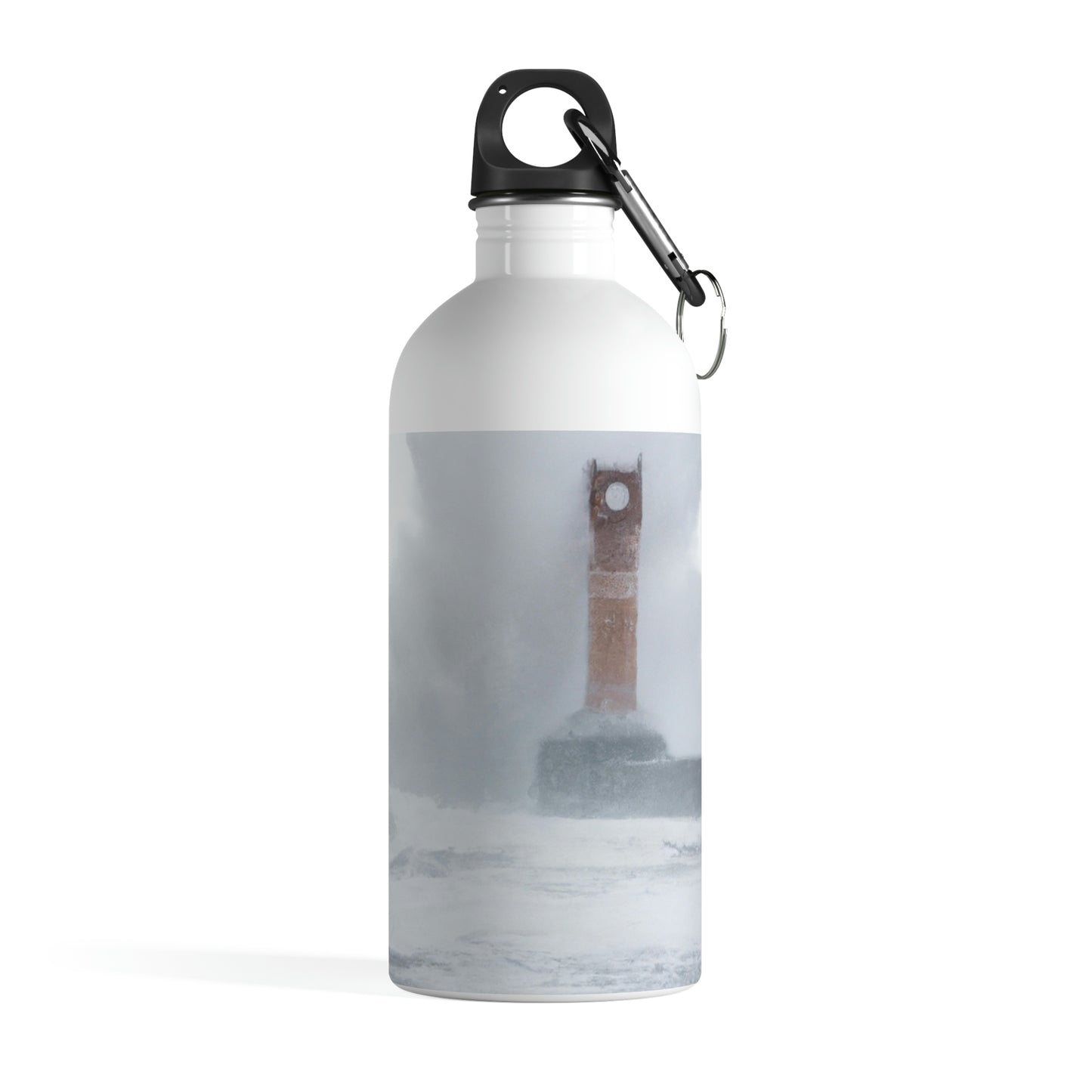 Answer: "A Storm's Beacon: The Heart of a Lighthouse" - The Alien Stainless Steel Water Bottle