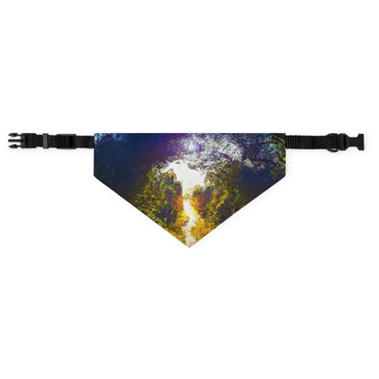 "A Beam of Light on a Forgotten Path" - The Alien Pet Bandana Collar