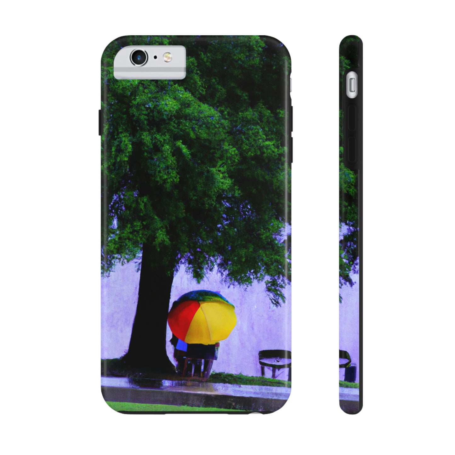 "Beneath the Rainy Sky." - The Alien Tough Phone Cases