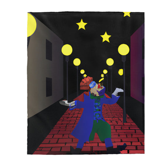 "Alley Star Juggler" - The Alien Velveteen Plush Blanket