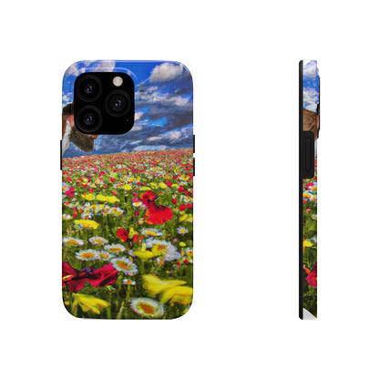 "Eine glückselige Tour durch Blumenpracht" - Die Alien Tough Phone Cases