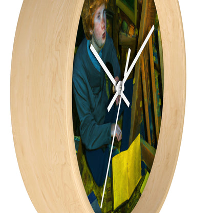 The Attic's Secrets: A Tale of Magic and Redemption - The Alien Wall Clock