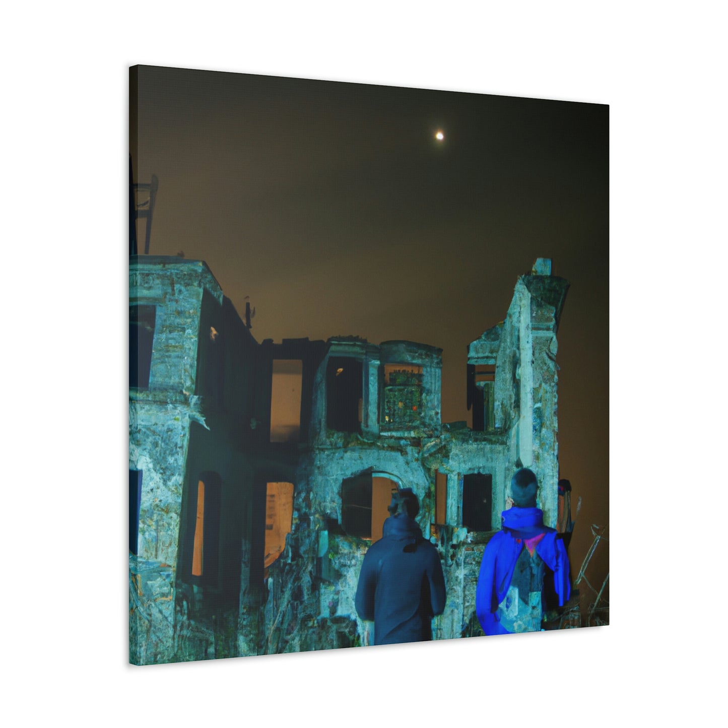 "The Haunted Castle on a Winter's Eve" - The Alien Canva