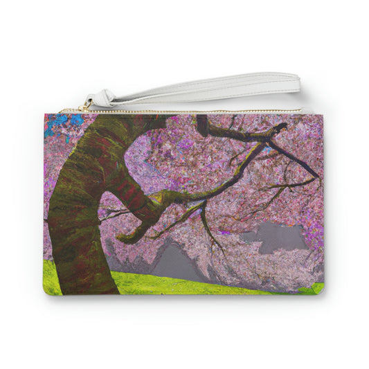 "Un momento de calma bajo los cerezos en flor" - The Alien Clutch Bag