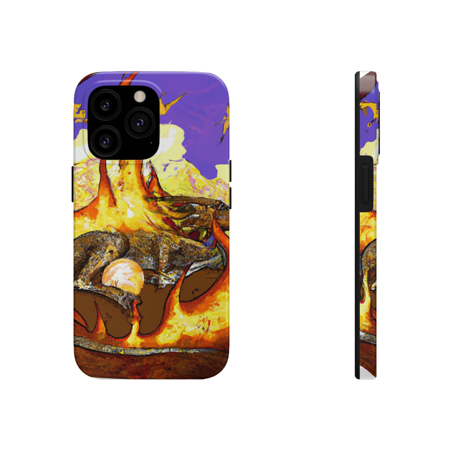 "Un dragón dormido en un abrazo infernal" - The Alien Tough Phone Cases