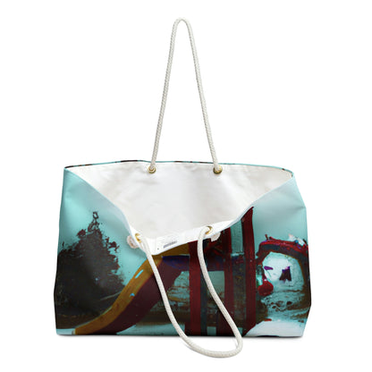 "Melancholy Snowman in a Silent Playground" - The Alien Weekender Bag