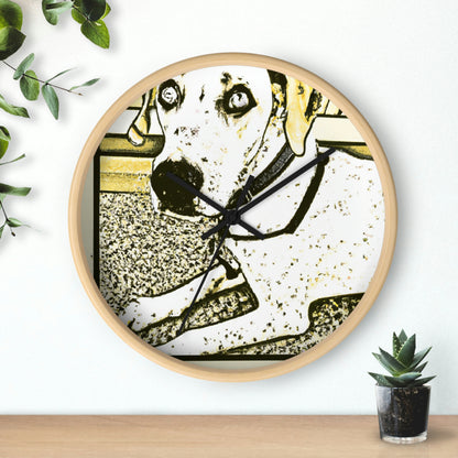 "Fur-tastic Fables: Vintage Comic Book Pet Portraits" - The Alien Wall Clock