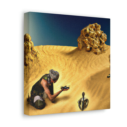 "Treasure Hunt in the Desert" - The Alien Canva