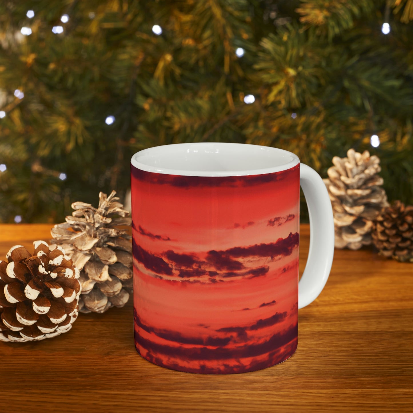 "Lonely Lighthouse on Fire" - The Alien Ceramic Mug 11 oz