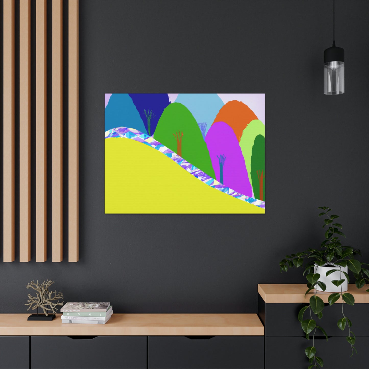 Mountain Optimism Artist - Canvas