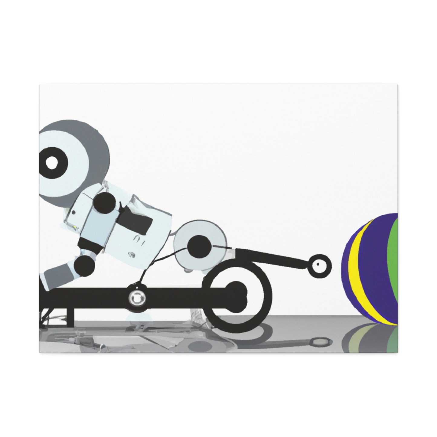 Roboter-Rebounder - Die Alien-Canva