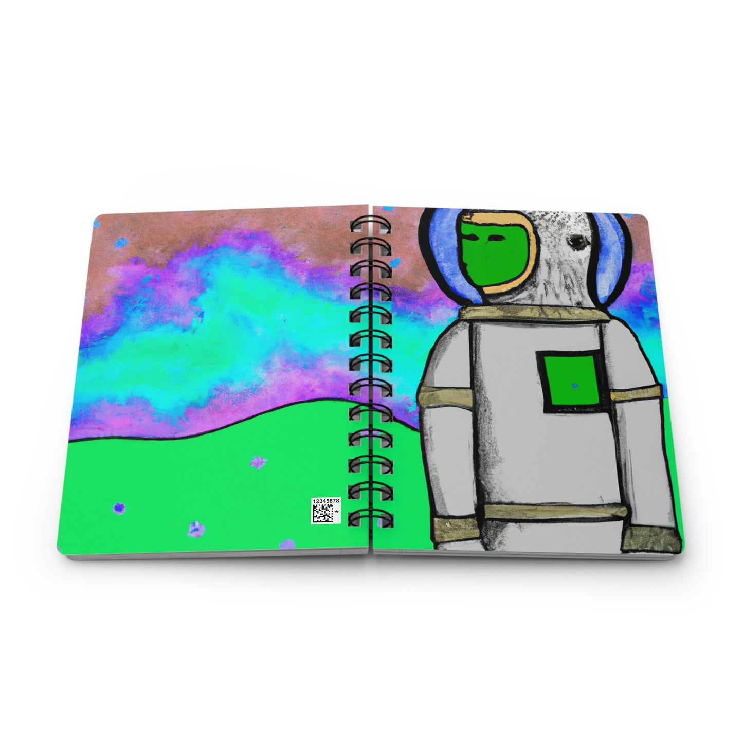 "Alone in the Alien Sky" - The Alien Spiral Bound Journal