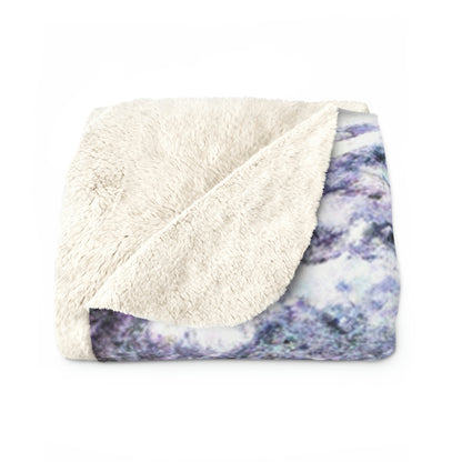 "Frost-Tipped Falls of Glistening Grief" - The Alien Sherpa Fleece Blanket