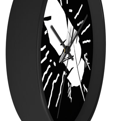 Lost in the Shadows: The White Feather's Journey - The Alien Wall Clock