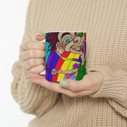 Rainbow Mischief Fairy - The Alien Ceramic Mug 11 oz