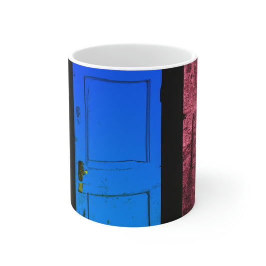 The Enigmatic Door of the Forest - The Alien Ceramic Mug 11 oz