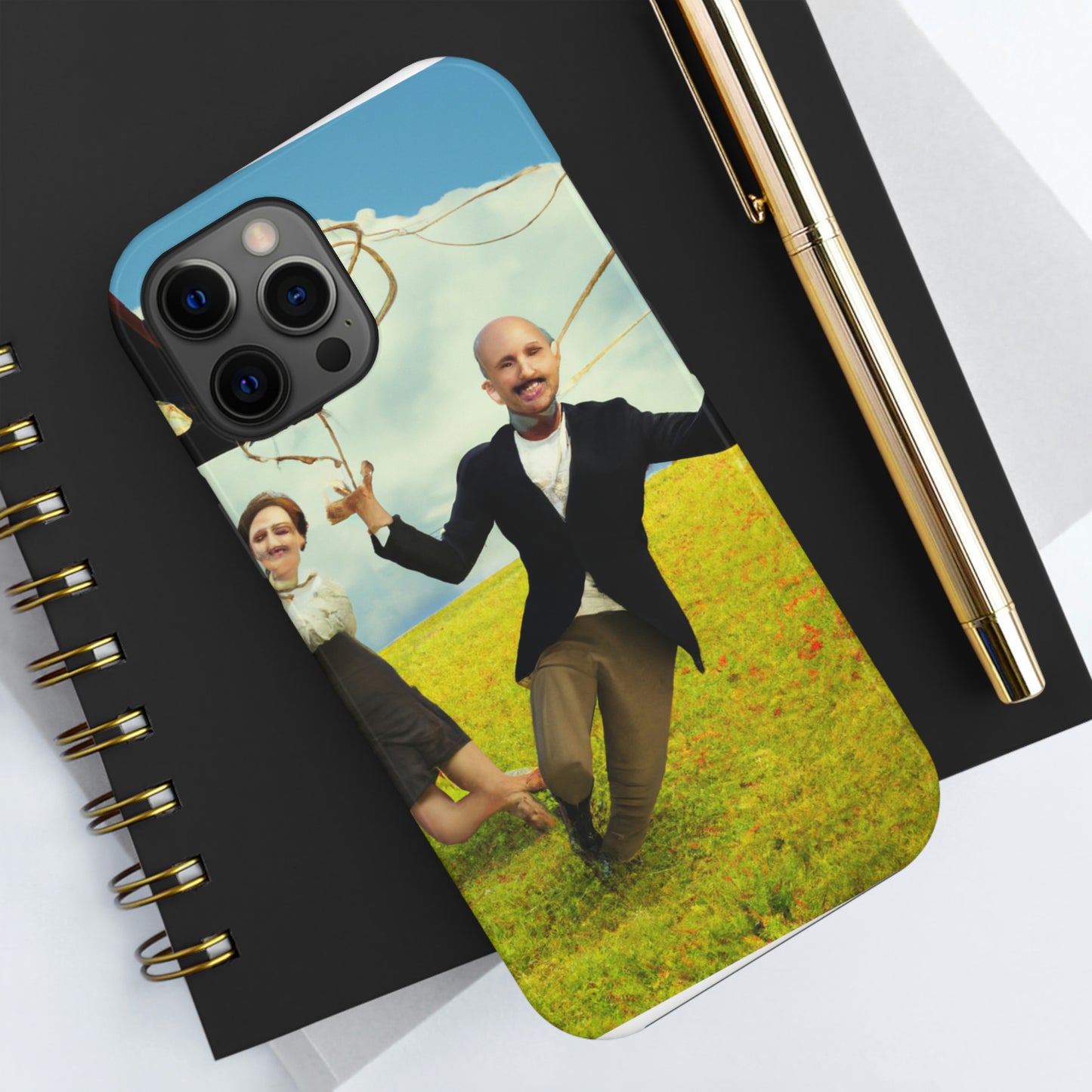 "A Kite Day in the Meadow" - The Alien Tough Phone Cases