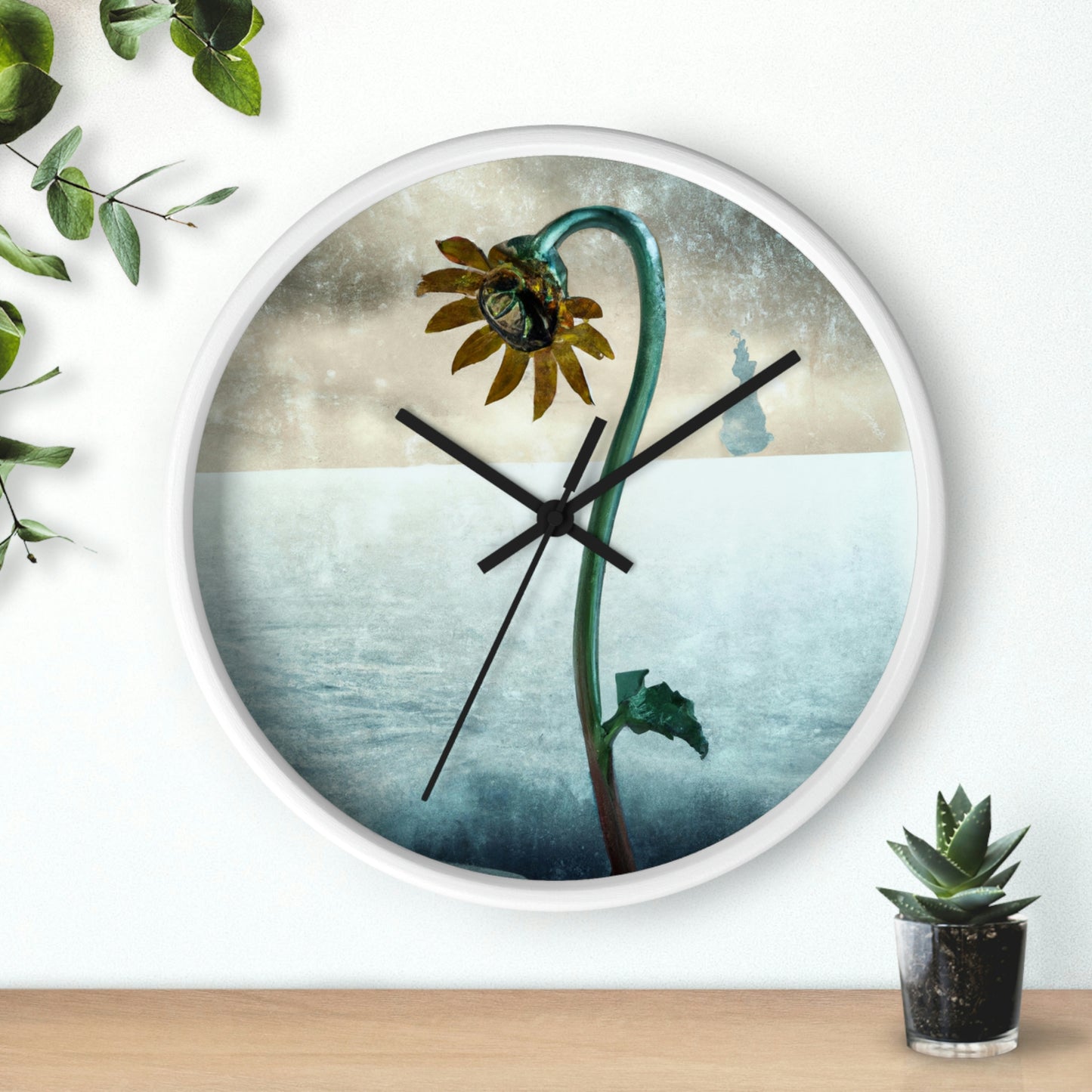 "Fighting the Frost: A Flower's Story" - El reloj de pared alienígena