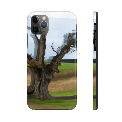 "A Shadow in the Meadow: The Last Standing Tree" - The Alien Tough Phone Cases