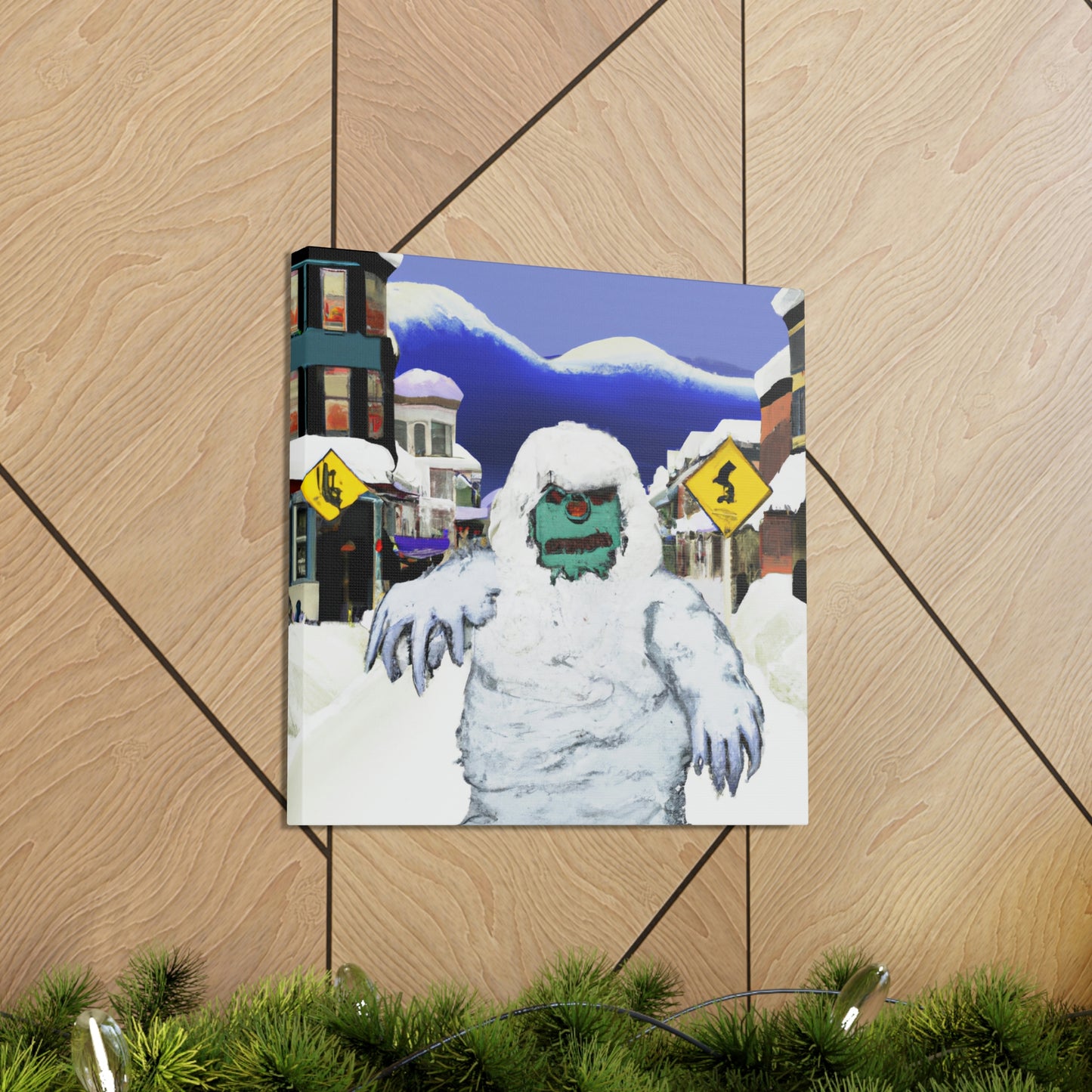 Frozen Terror: The Abominable Snowman's Reign - The Alien Canva