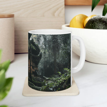 "La reliquia perdida de la jungla" - Taza de cerámica The Alien 11 oz