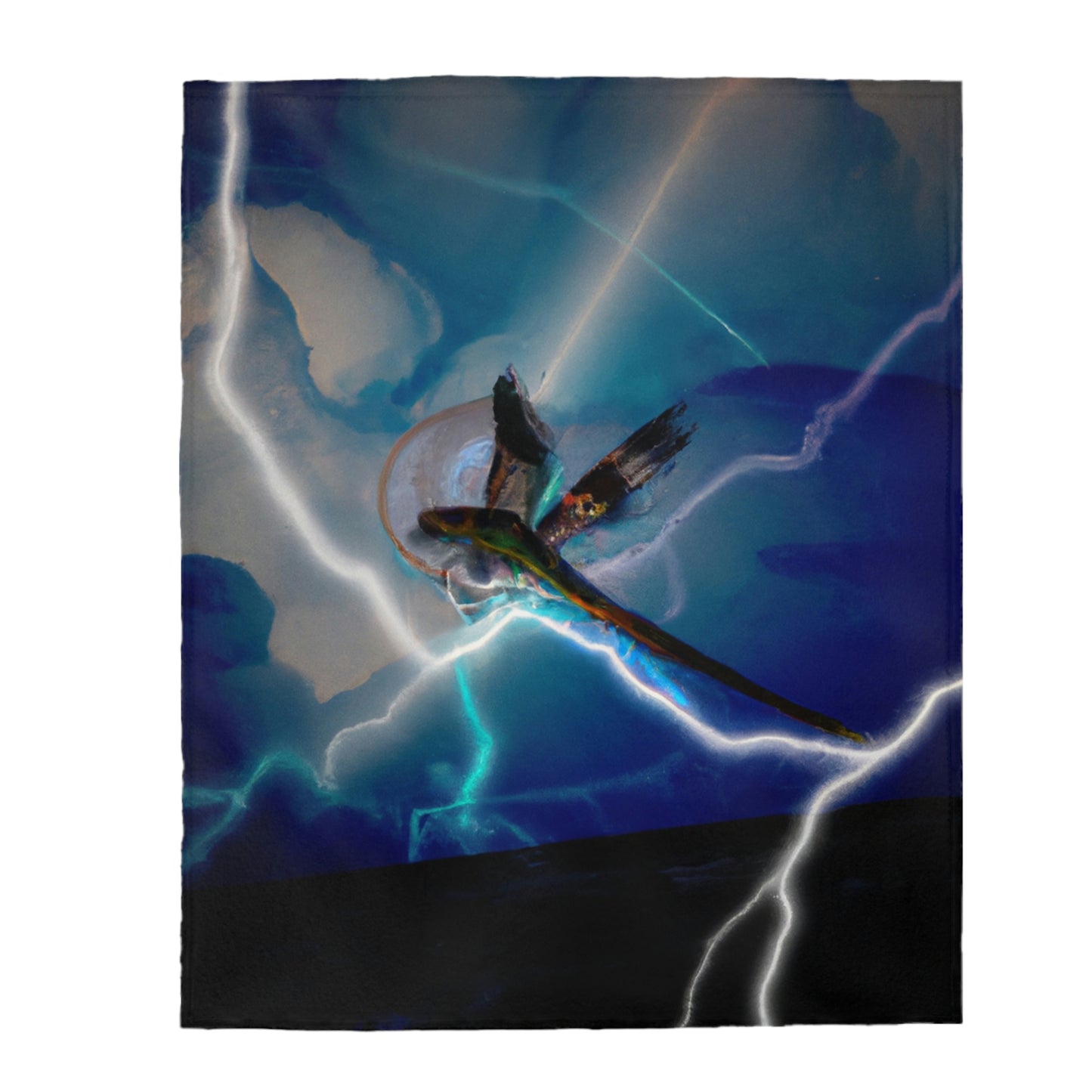 "Draco in the Tempest" - The Alien Velveteen Plush Blanket