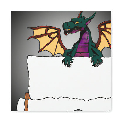 "Dragon's Secret Message" - The Alien Canva