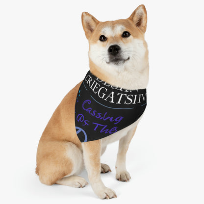 "Finding the Light in the Dark" - The Alien Pet Bandana Collar