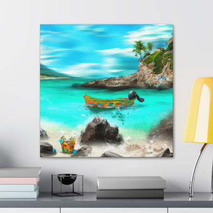 "Fiesta Caribeña en la Playa - Una Exploración Digital de la Cultura Mexicana" - The Alien Canva