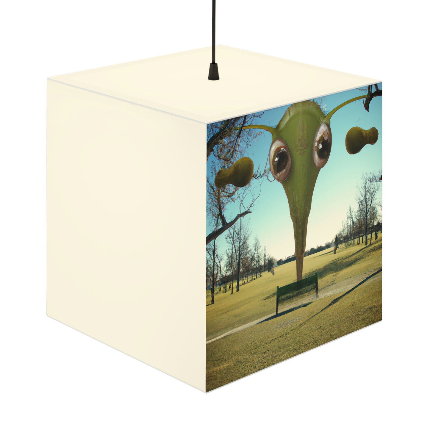 "Alien Parked Tales" - Die Alien Light Cube Lampe