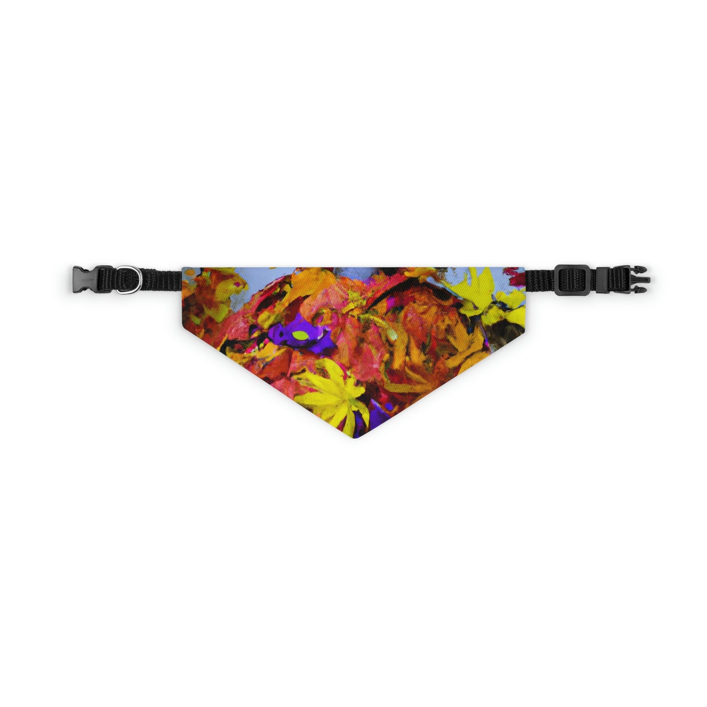 "Autumn Scarecrow Blues" - El collar de bandana para mascotas alienígenas