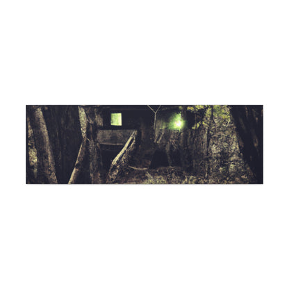 "Cursed Cabin in the Woods" - The Alien Canva