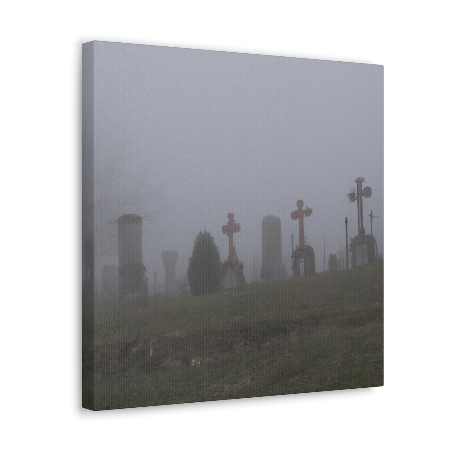 "The Foggy Graveyard" - The Alien Canva