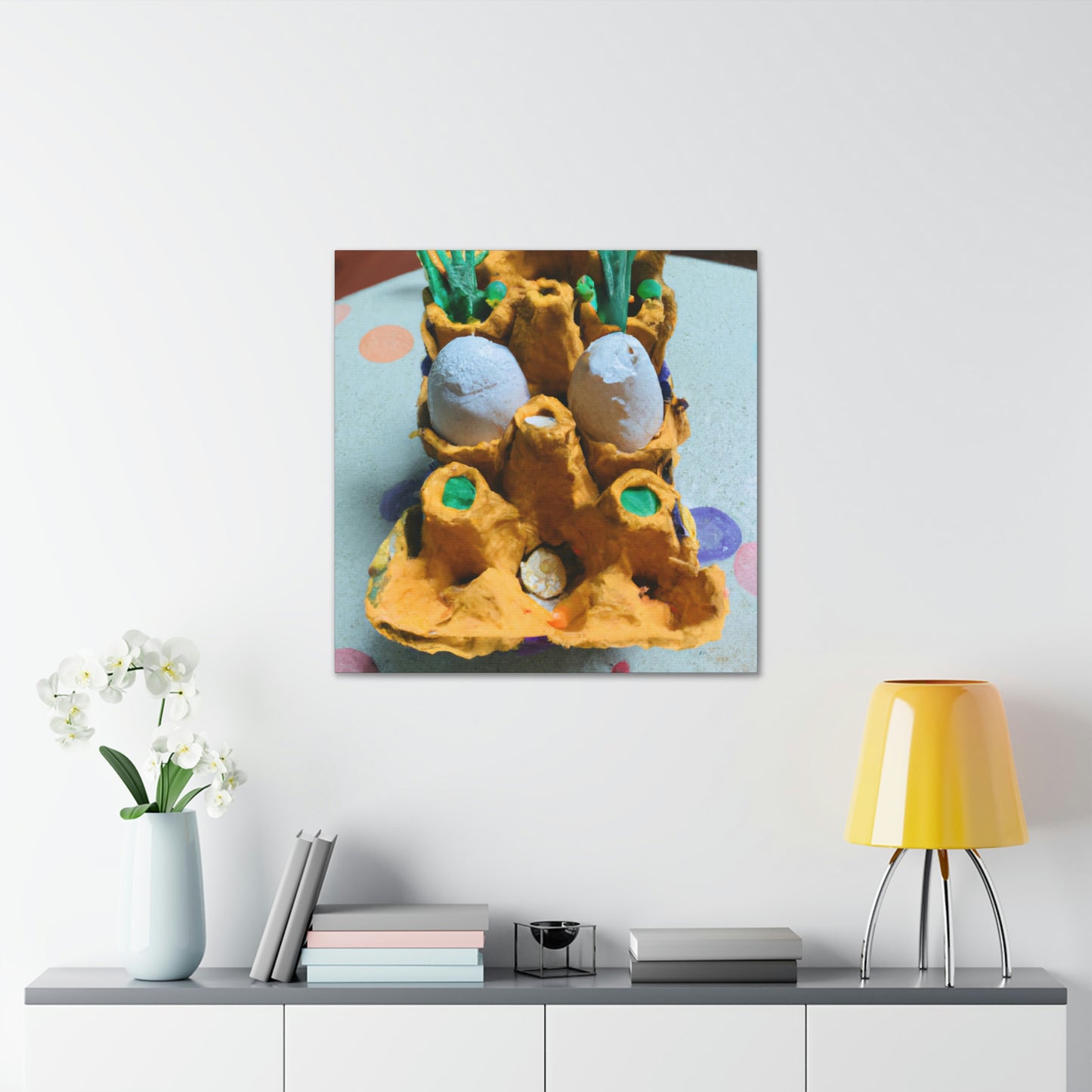 "KITCHEN CREATIONS: Crafting with Kitchen Items" - Canvas