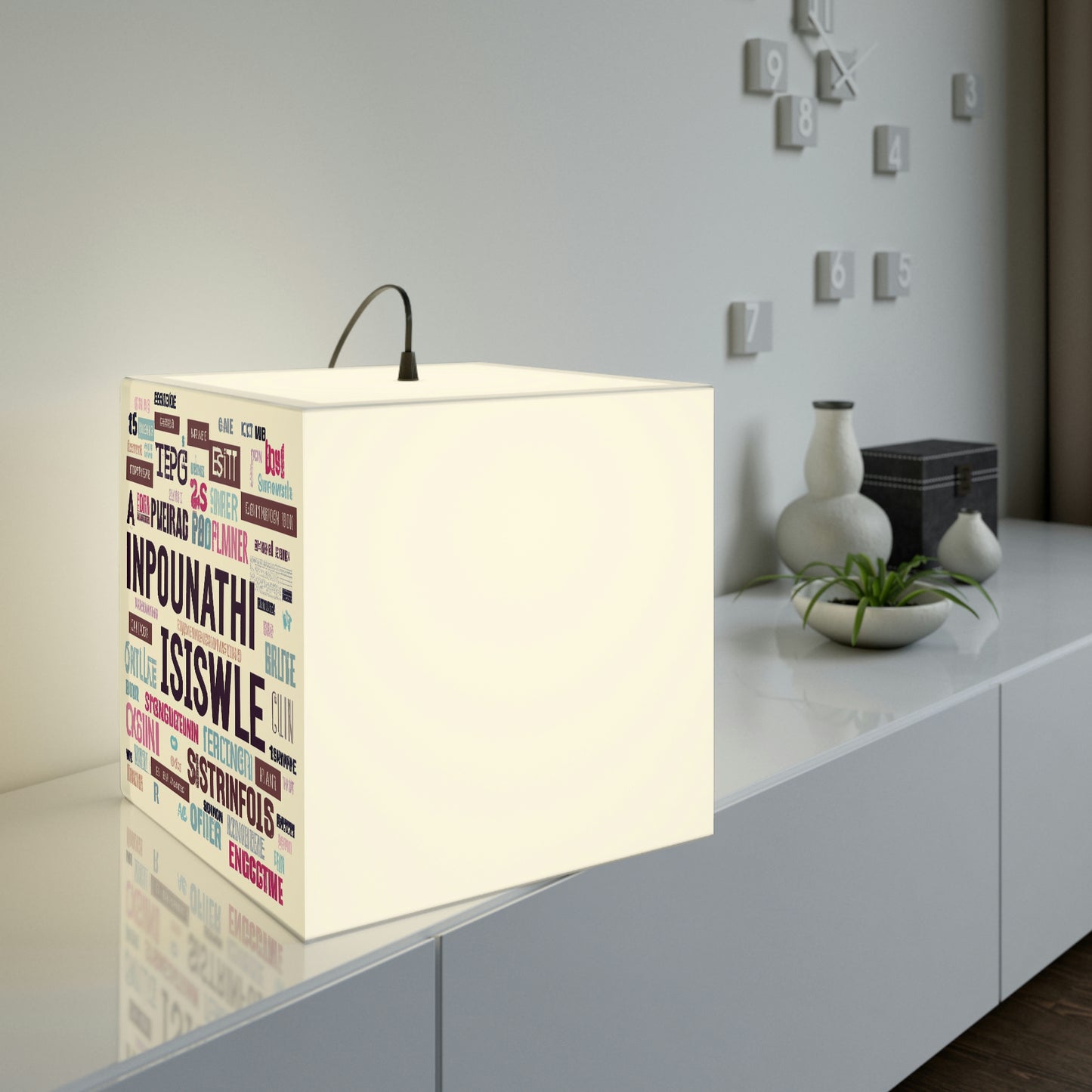 "A Trip Down Memory Lane: 16 of My Favourite Words" - The Alien Light Cube Lamp