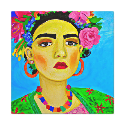 "Feroz y libre: un tributo a las mujeres mexicanas inspirado en Frida Kahlo" - The Alien Canva