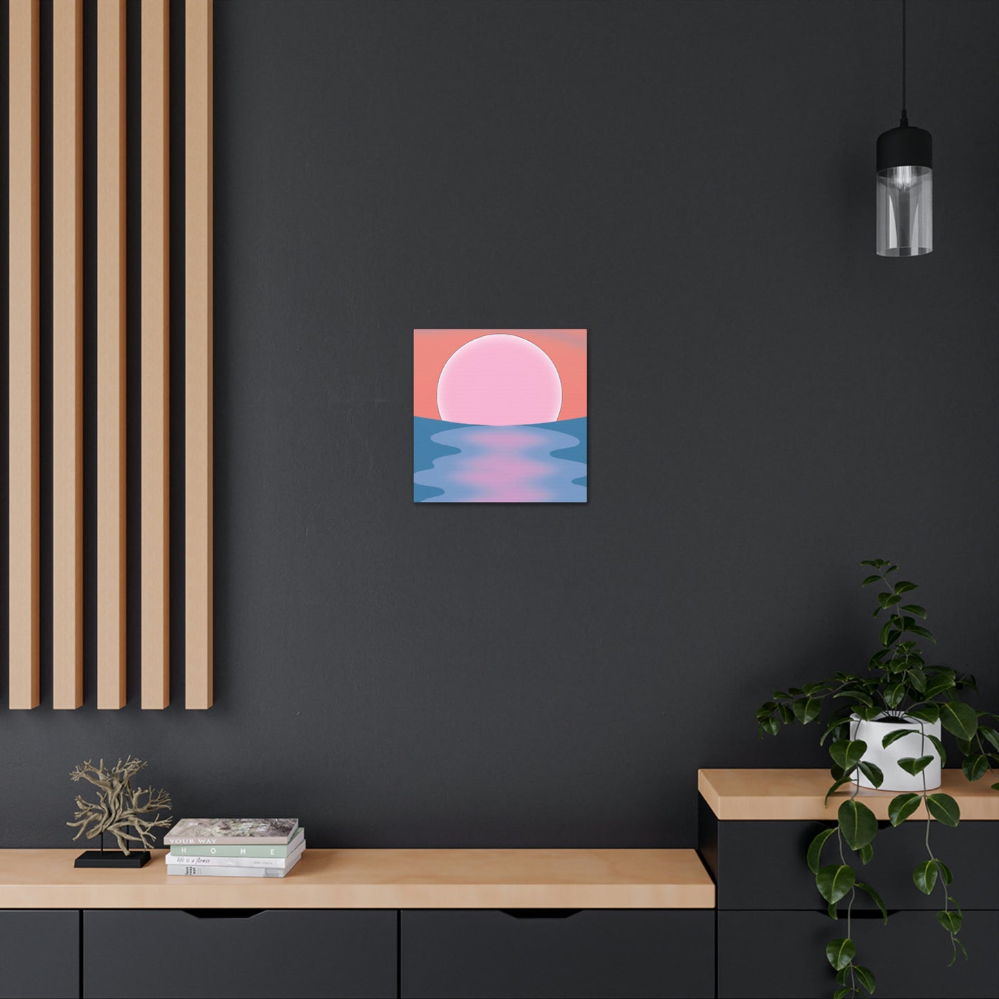 "Serenity at Sunset" - The Alien Canva