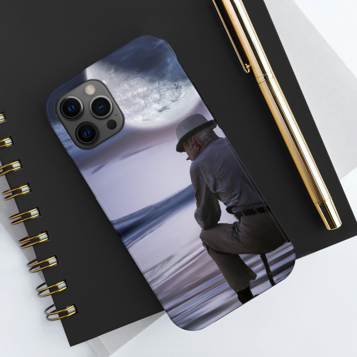 Moonlight Reflections on a Quiet Lake – Die Alien Tough Phone Cases