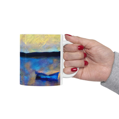 "Perdido en el mar" - Taza de cerámica The Alien 11 oz