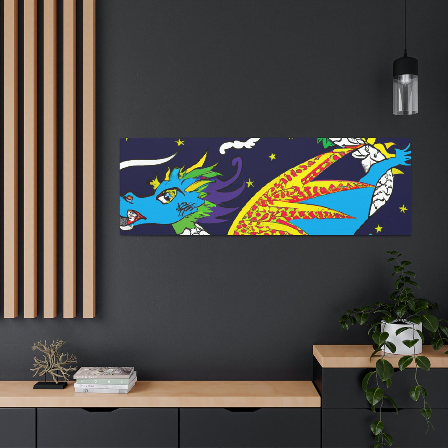 "Midnight Flight of the Dragon" - The Alien Canva