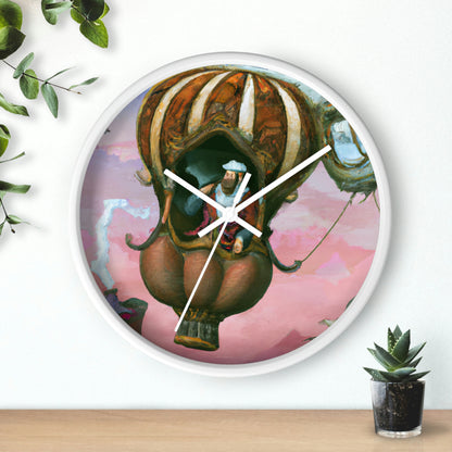 The Wizarding Winds of the Hot Air Balloon - The Alien Wall Clock