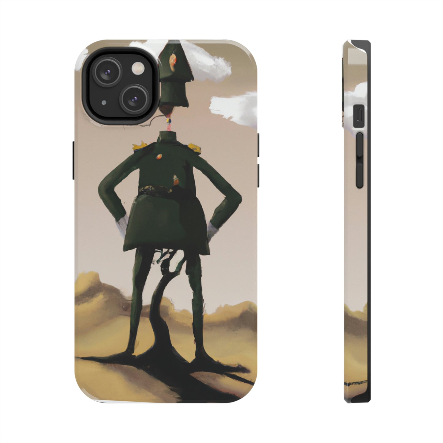 "Courage Against Despair: A Soldier's Triumph" - The Alien Tough Phone Cases