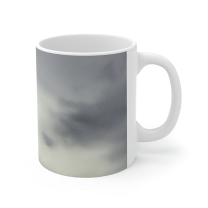 "Adrift in the Universe" - The Alien Ceramic Mug 11 oz