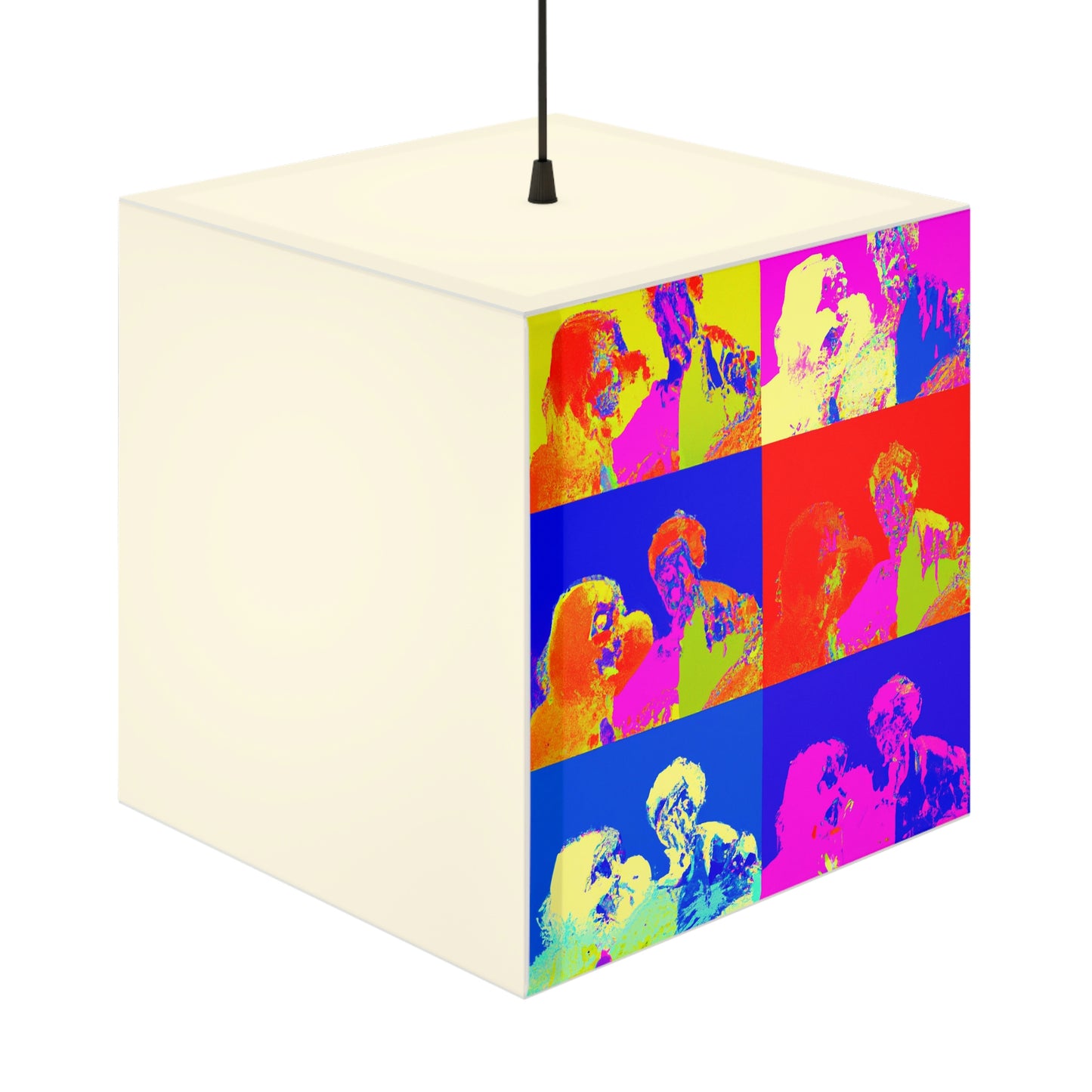 "Eine unerwartete Freundschaft gefunden." - Die Alien Light Cube Lampe