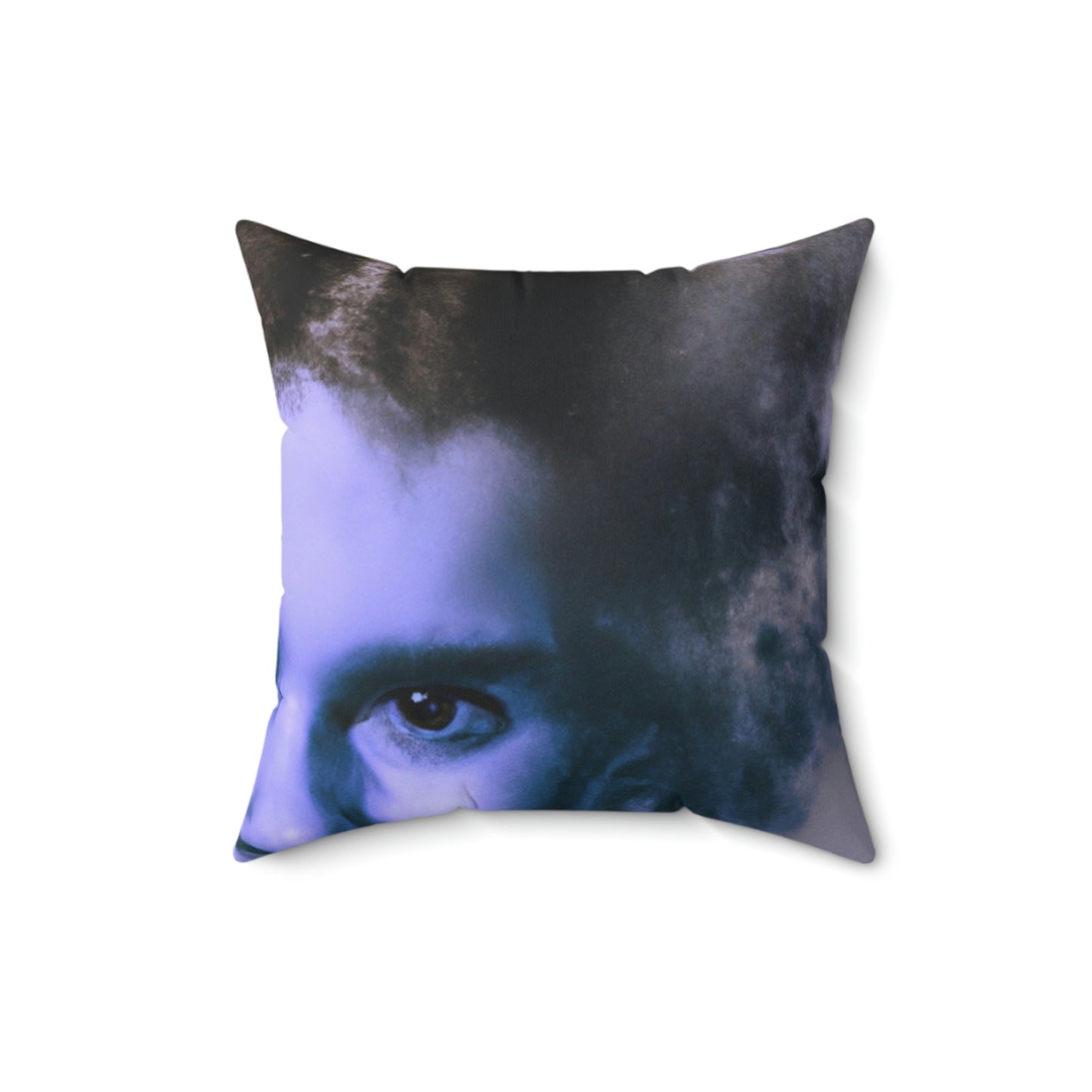 Through the Misty Veil - The Alien Square Pillow