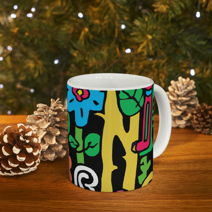 The Enchanted Garden of Wonders. - The Alien Ceramic Mug 11 oz