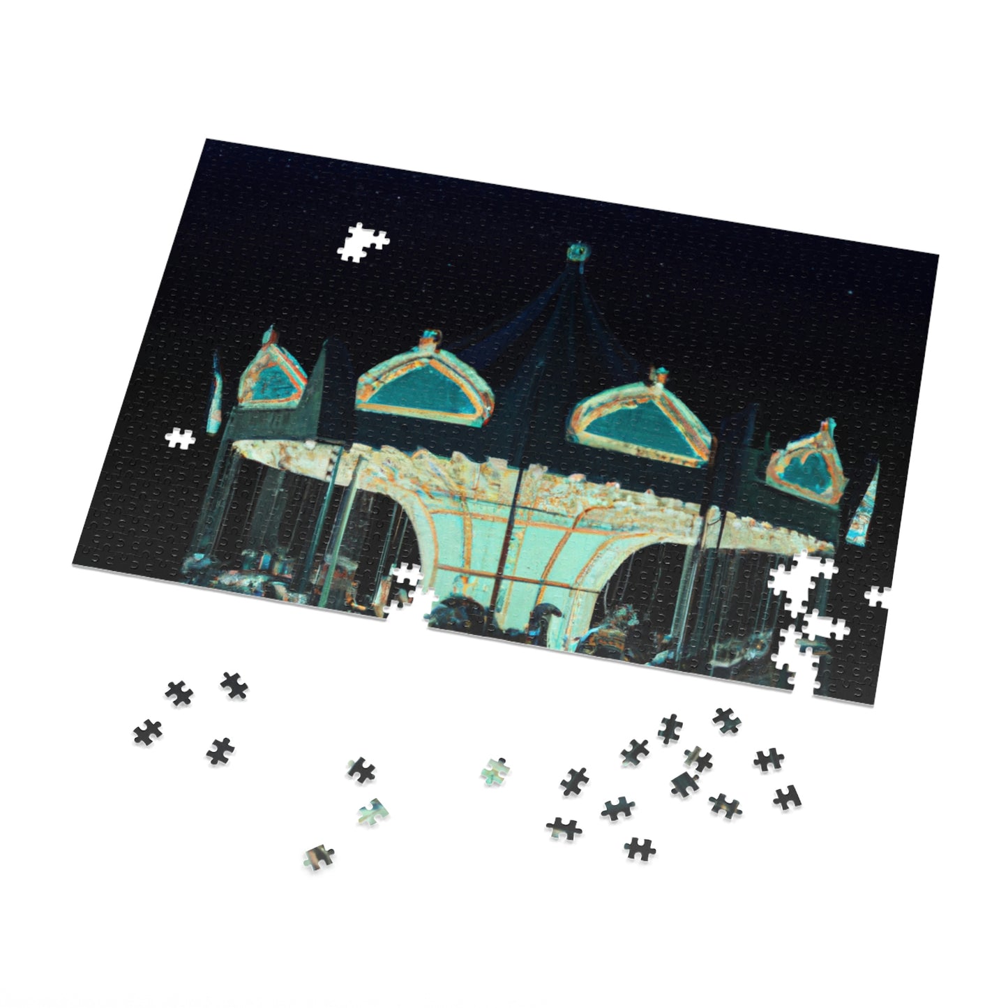 "A Lonesome Carousel Under Shining Stars" - The Alien Jigsaw Puzzle