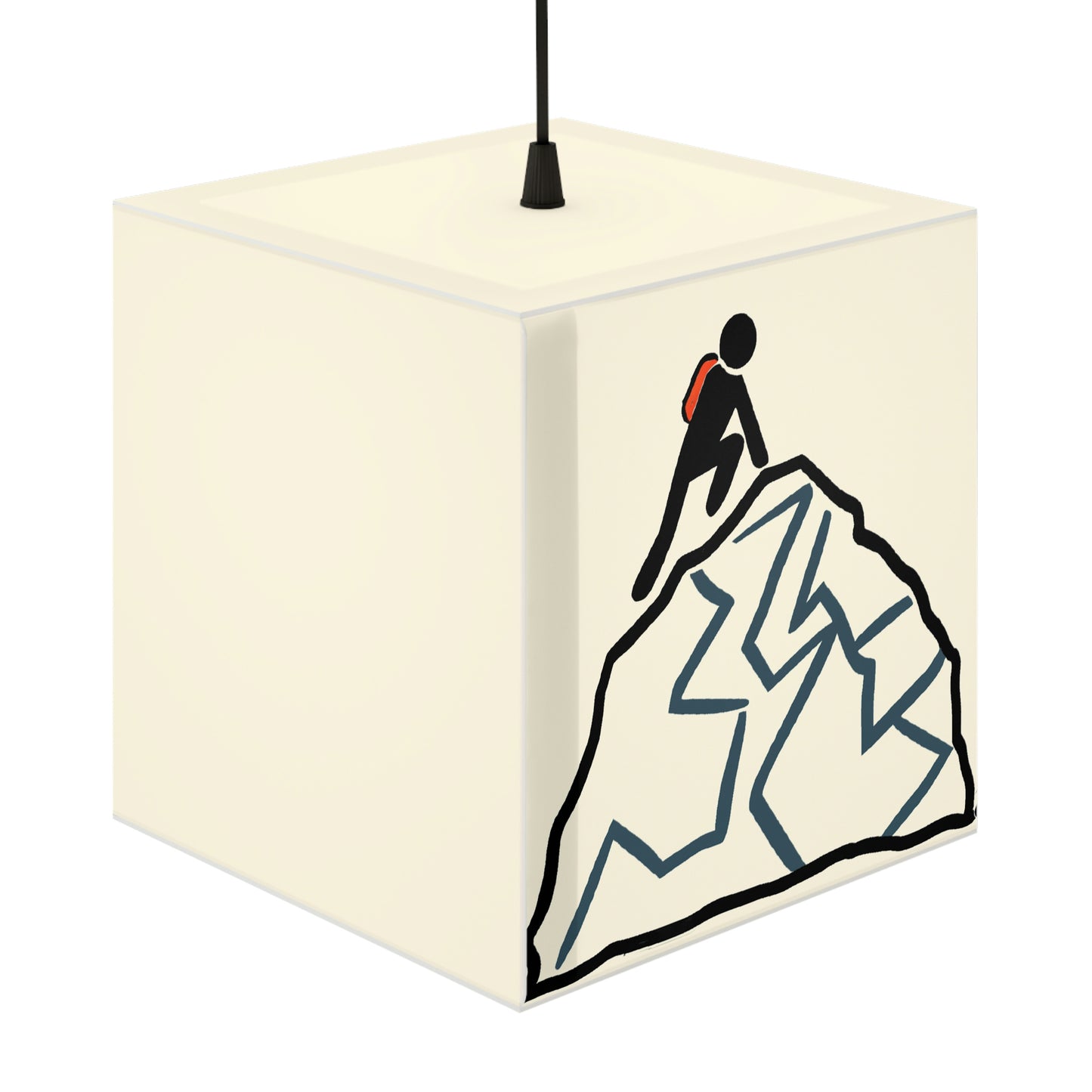 "Ascending the Summit" - The Alien Light Cube Lamp